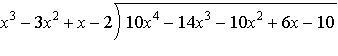 Divide The quotient is ___x + ___ The remainder is ___x^2 + ___x + ___.-example-1