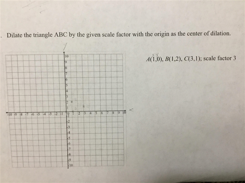 Please answer this (and explain if you can) it will be really helpful!! Dilate the-example-1