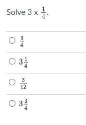 Solve 3 x 1/4 im giving 50 points-example-1