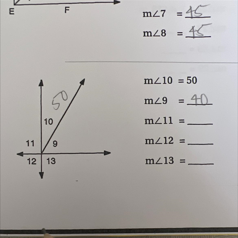 Need help! Finding Missing Angles !-example-1