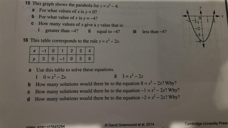 Non-linear realationship questions Could you help me to do question 15 and 16 please-example-1