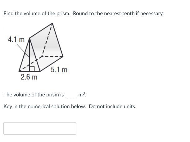 Find the volume of the pyramid. Round to the nearest tenth if necessary. PLEASE HELP-example-1