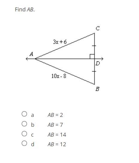 9th-grade geometry Find AB-example-1