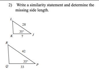 Determine the missing side length.-example-1