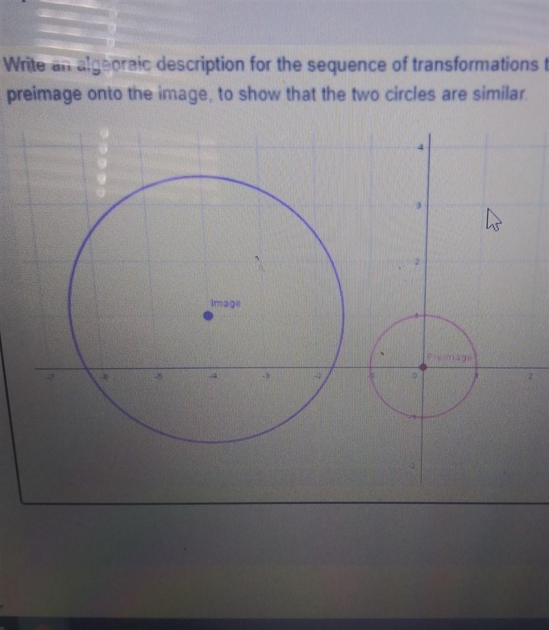 write an algebraic description for the sequence of Transformations that will map the-example-1