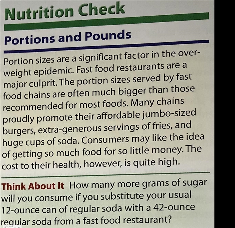 How many more grams of sugar will you consume if you substitute your usual 12-ounce-example-1