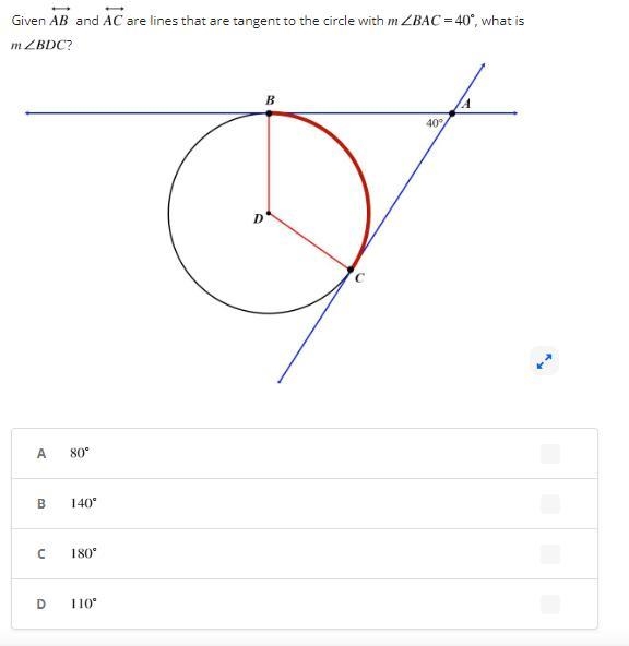 Given ab and ac are lines that are tangent to the circle with m-example-1