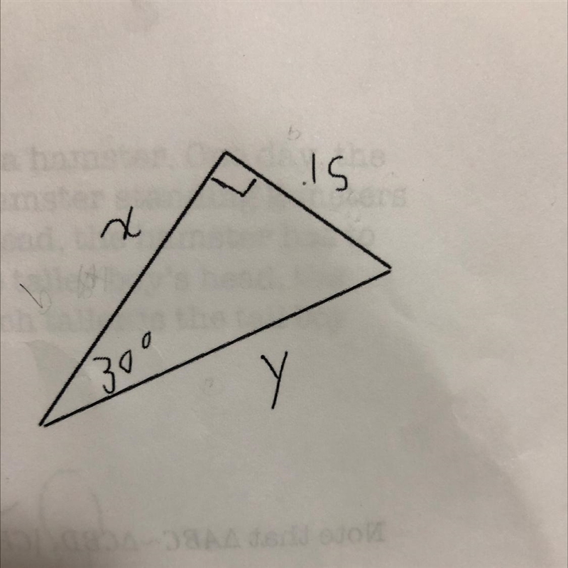 Find the missing sides and angles for the triangle.-example-1