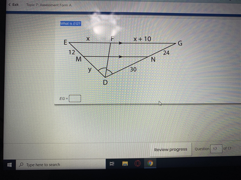 What is EG? I need help-example-1