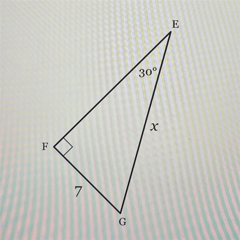 Solve for x. Round to the nearest tenth, if necessary.-example-1