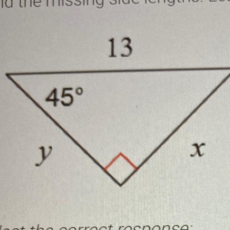 3. Find the missing side lengths. Leave the answers as radicals in simplest form.-example-1