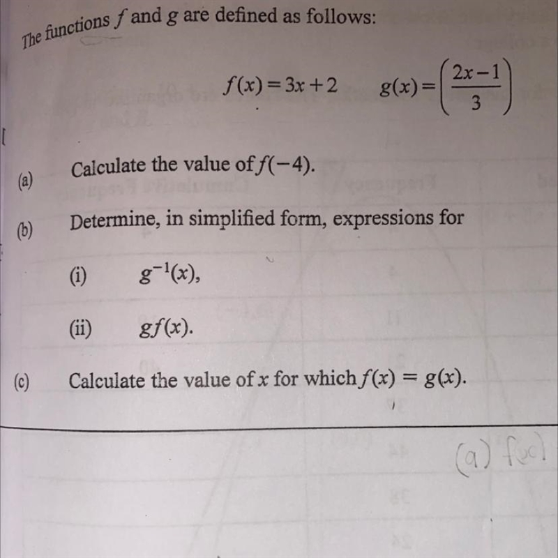 Helppp The functions f and g are defined as follows:-example-1