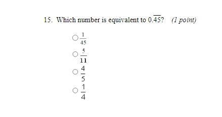 Which number is equavelent to .45-example-1