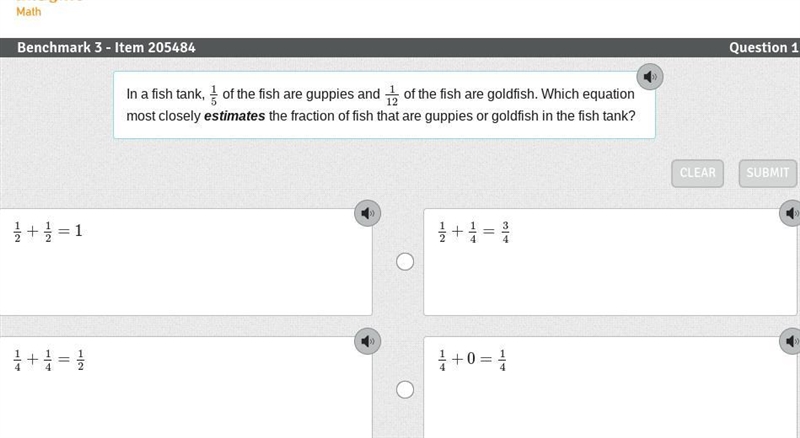 In a fish tank, 1/5 of the fish are guppies and 1/12 of the fish are goldfish. Which-example-1