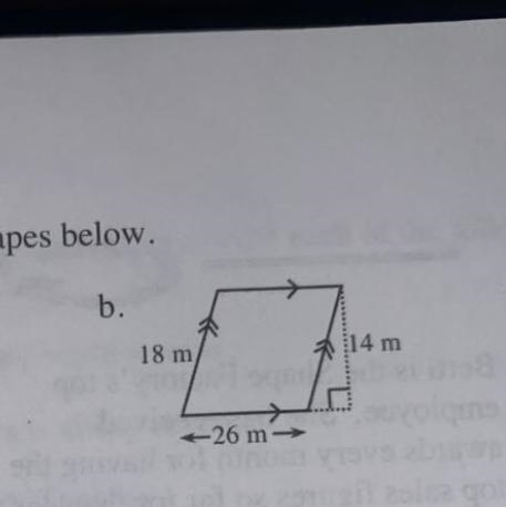 Calculate the exact areas of the shapes below-example-1