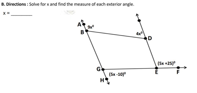 Find x I need a complete solution and answer ty in advance-example-1