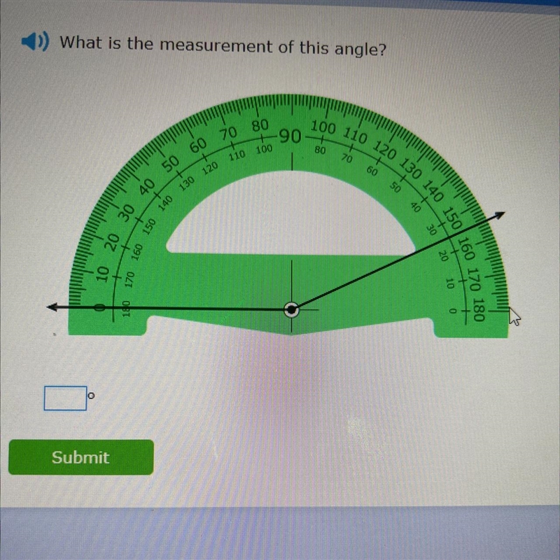 What is the measurement of this angle?-example-1