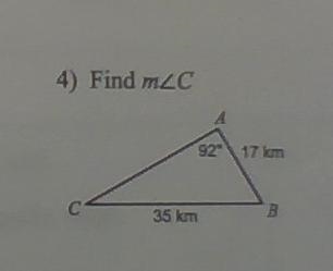 I need help with these two trigonometry problems. Find each measurement indicated-example-2