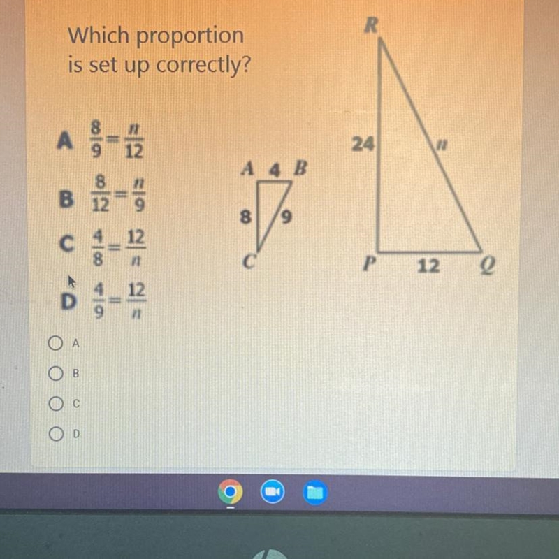 Which proportion is set up correctly?-example-1