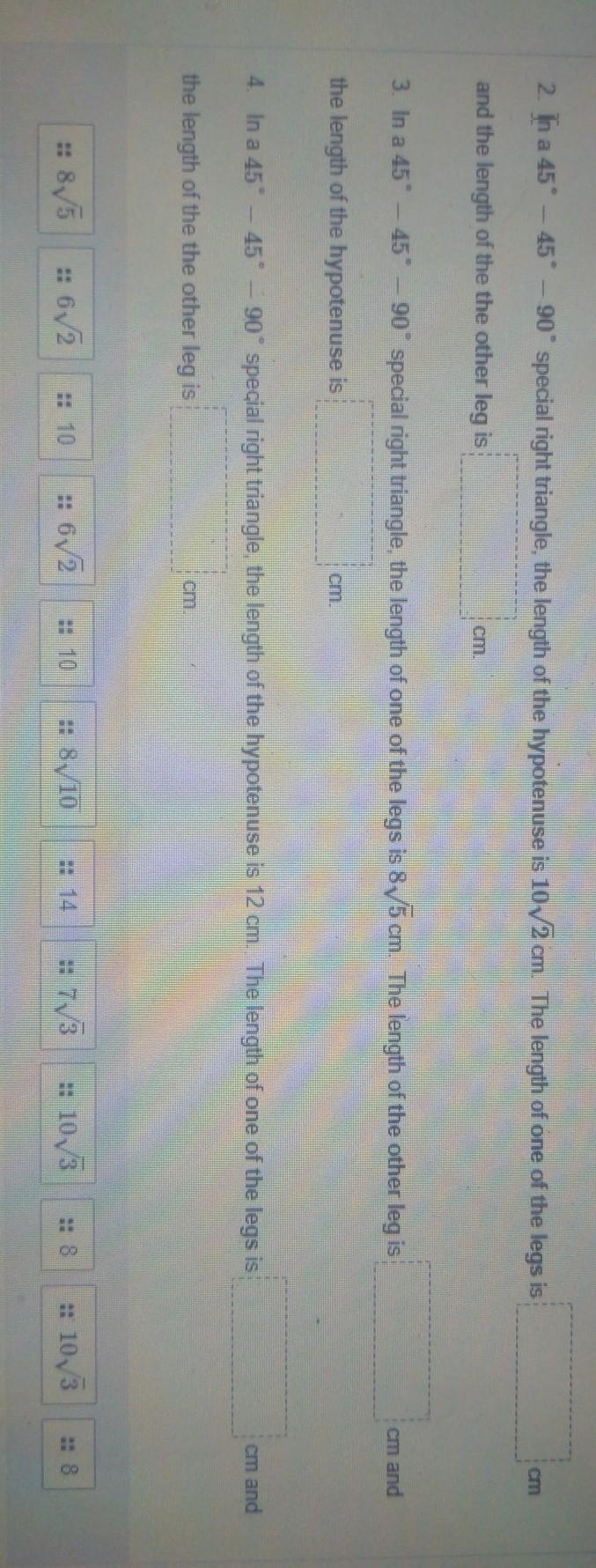 How do I know where which choices below go into the correct blanks for number 2, 3, 4?-example-1