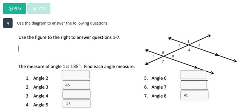 Use the diagram to answer the following questions: Use the figure to the right to-example-1