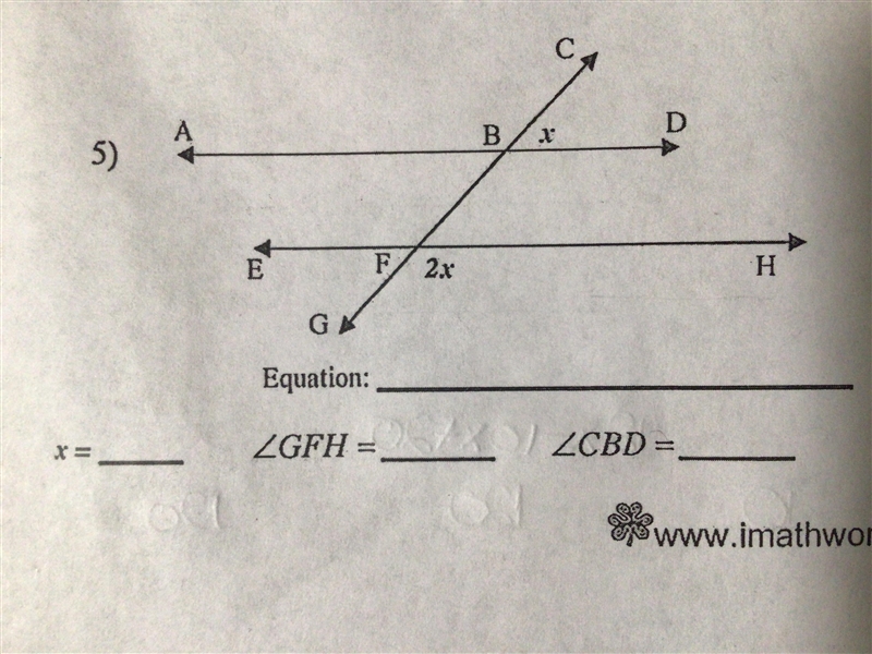 I need help to find the equation and measure pls.-example-1