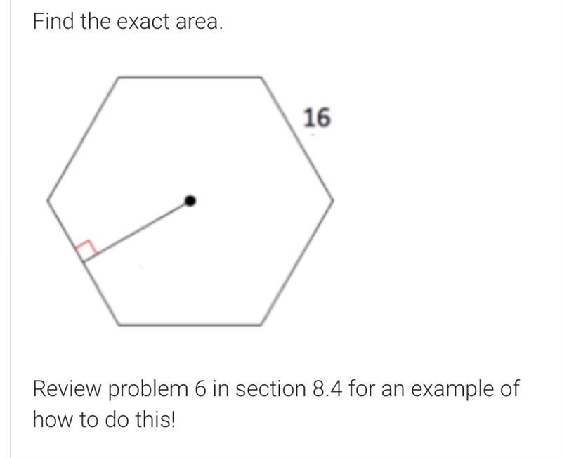 Find the exact area. See picture for full problem. Please and thank you so very much-example-1