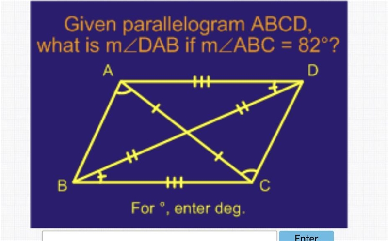 Given parallelogram ABCD, what is m-example-1