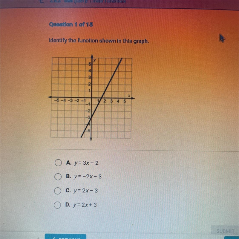 Identify the function shown in this graph-example-1