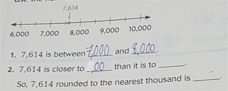 7,614 is closer to ___ than it is to ____​-example-1