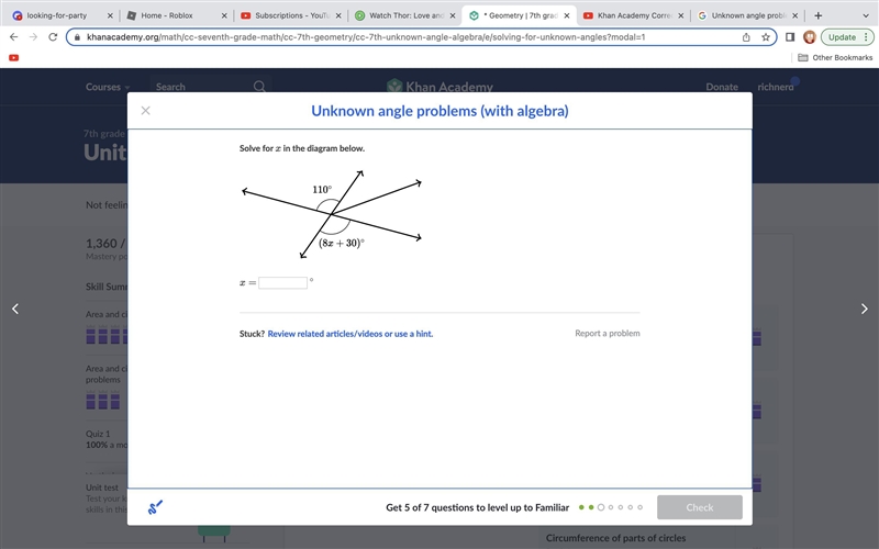 Help Solve for x in the diagram below.-example-1