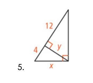 What are the values of x and y?-example-1