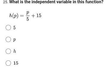 What is the independent variable in this function?-example-1