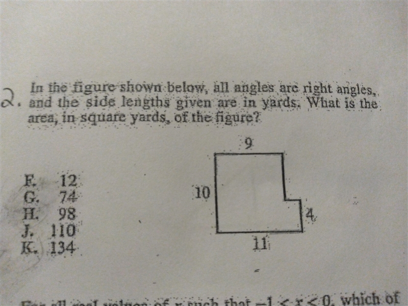 In the figure shown below all angles are right angles are right angles and the side-example-1