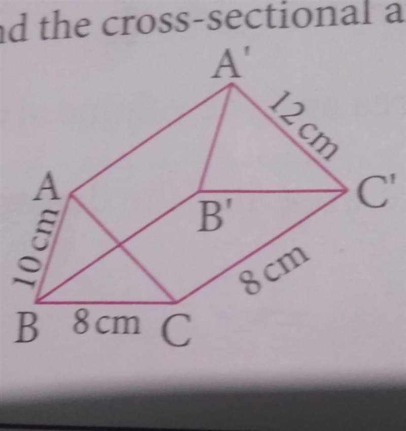 Find the cross-sectional area ​-example-1