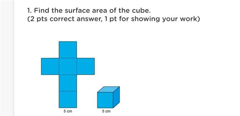 Find the surface area of the cube-example-1