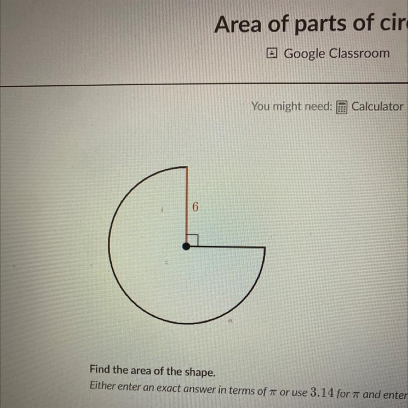 Find the area of the shape.-example-1