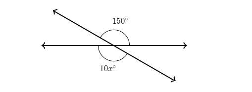 Which equation can be used to solve for x in the following diagram?-example-1