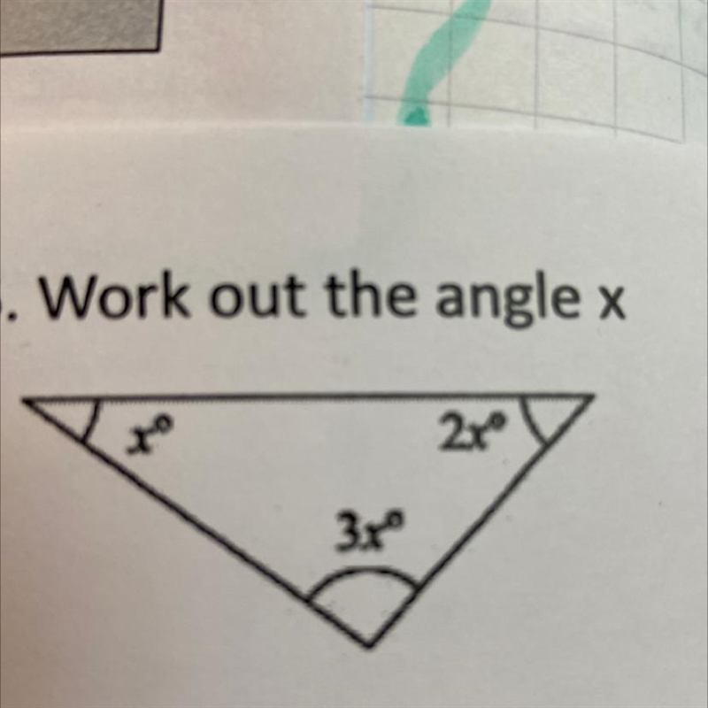 Work out the angle x 2x 3.-example-1