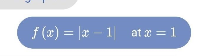 This function Is it differentiable at x = 1​ ?-example-1