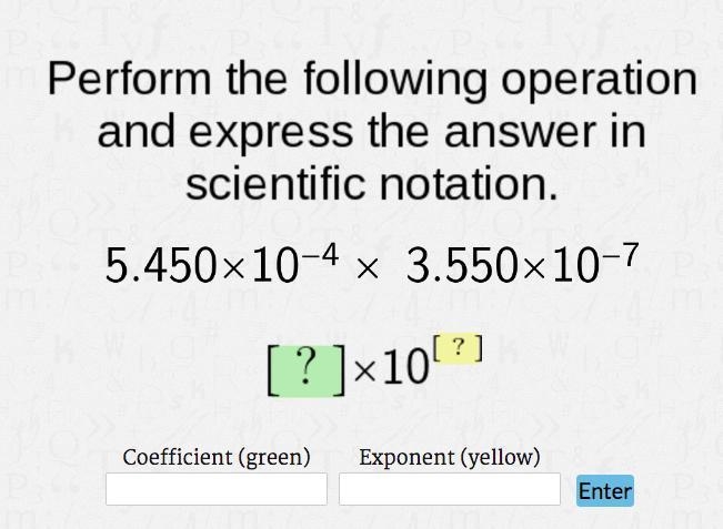 perform the following operation and express the answer in scientific notation 5.450x-example-1