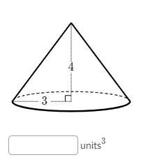 Find the volume of the cone. Either enter an exact answer in terms of π or use 3.14 for-example-1