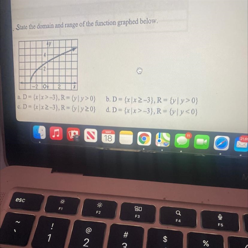 Domain and range of this graph-example-1