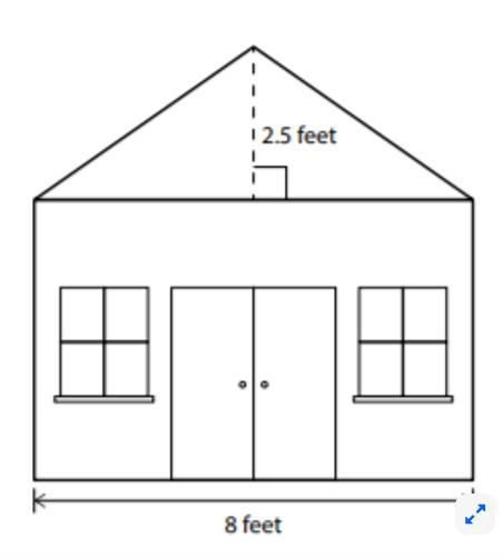 NEED ANSWER NOW FOR A TEST!!! Penny is building a shed. She wants to cover the triangular-example-1