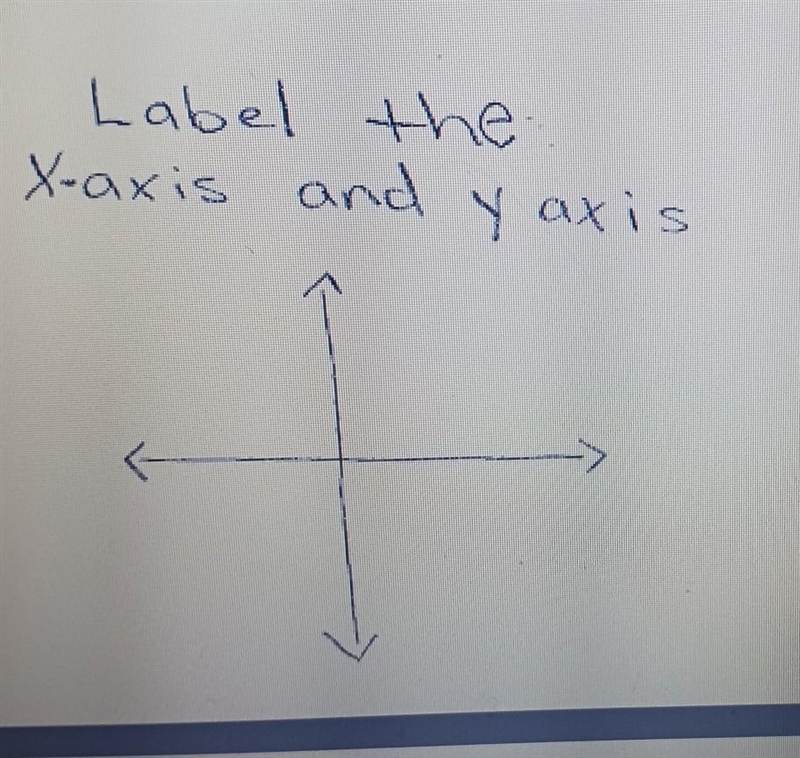 Label the X-axis and yaxis ​-example-1