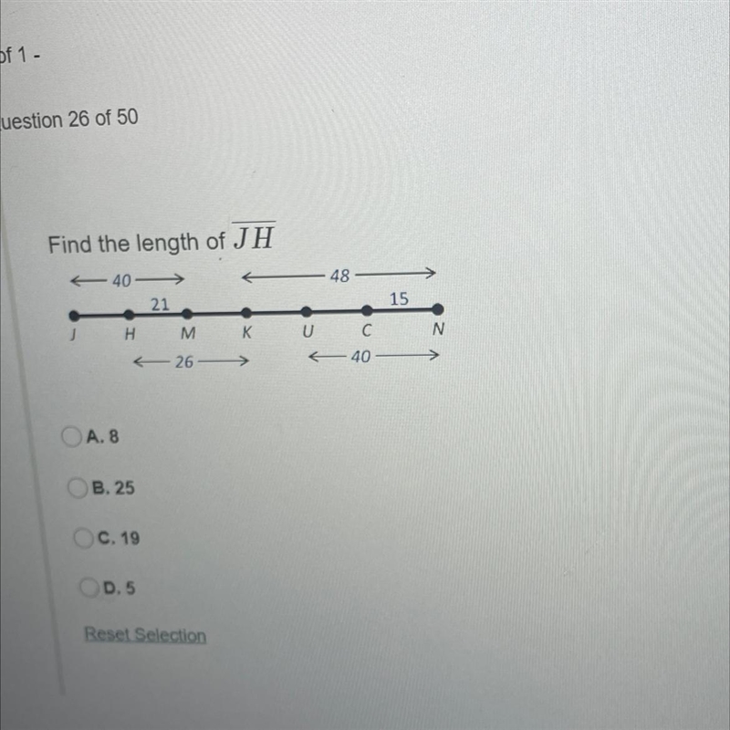 Find the length of JH help pls-example-1