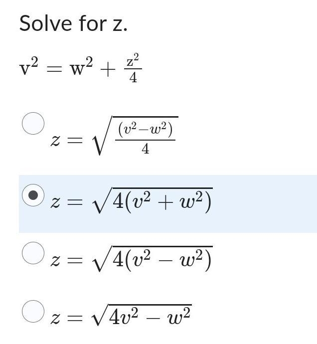 Solve for z in the equation​-example-1