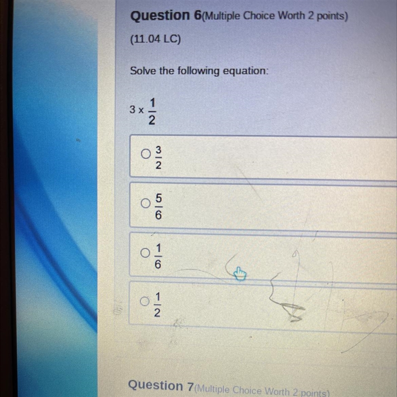 PLEASE HELPPPPP 3 x 1/2-example-1