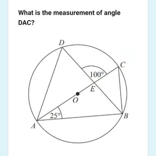 A, B, C and D are points on the circumference of a circle, and the center is O. AC-example-1