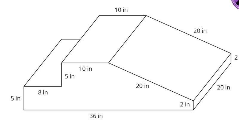 What is the surface area and volume of this figure? urgent!-example-1